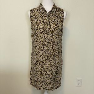Equipment Lucida Leopard Silk Dress